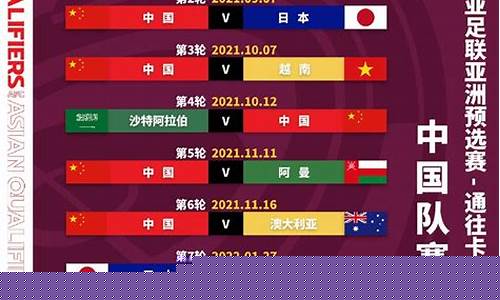 2022足球世界杯预选赛赛程时间表_2022足球世界杯预选赛赛程时间表格